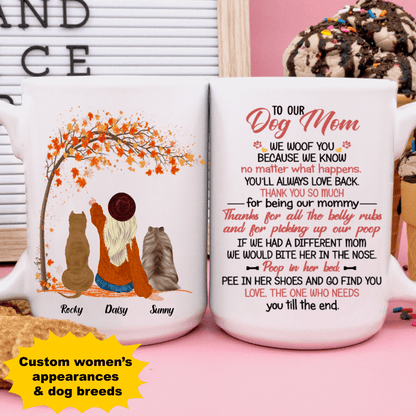 To Our Dog Mom Coffee Mug