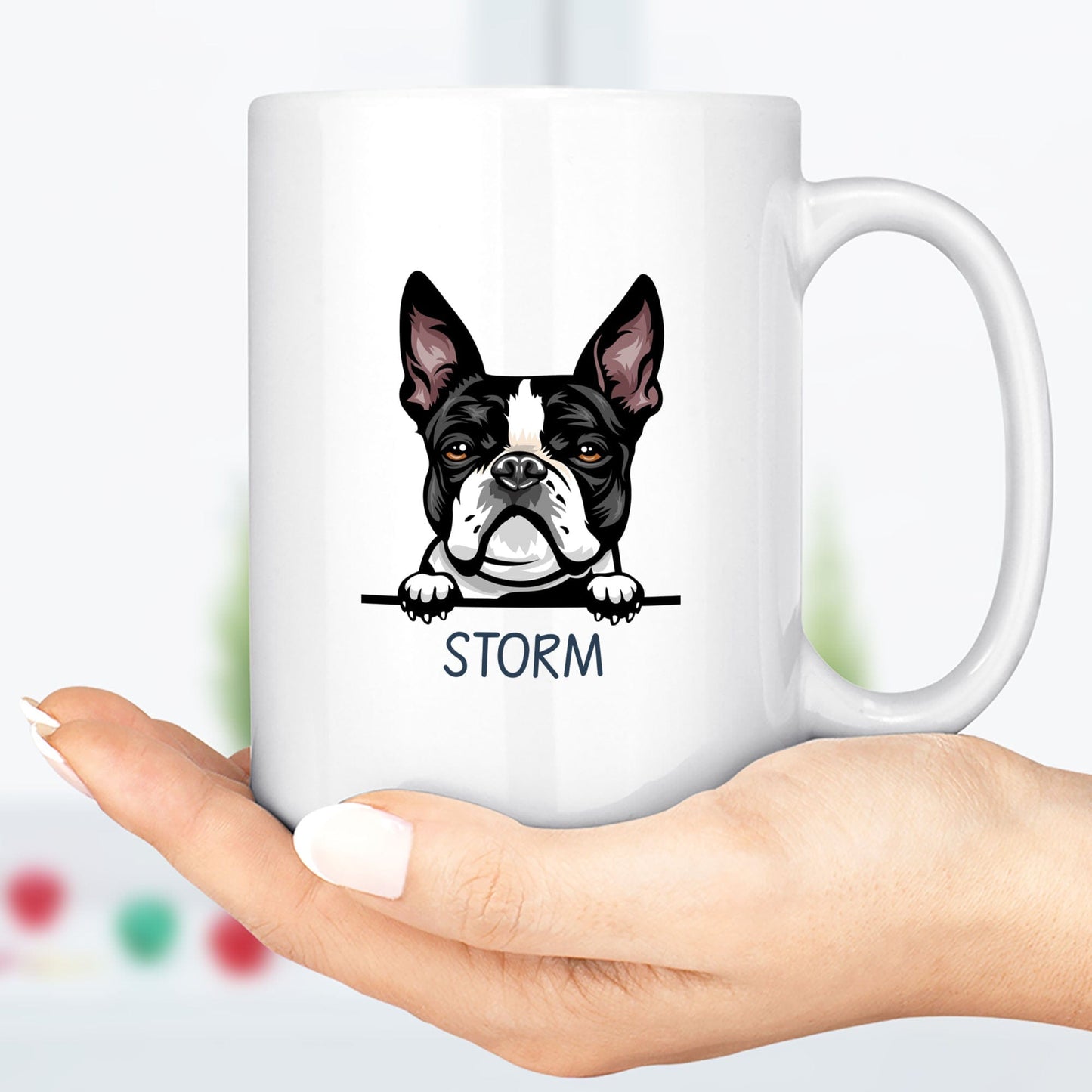 To The Best Dog Dad Personalized Custom Dog Dad Mug C357