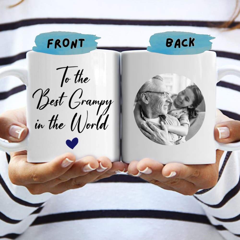 To the Best Grampy In The World Coffee Mug, Father's Day Gift HN590