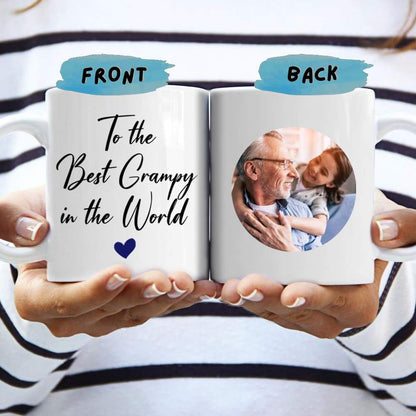 To the Best Grampy In The World Coffee Mug, Father's Day Gift HN590