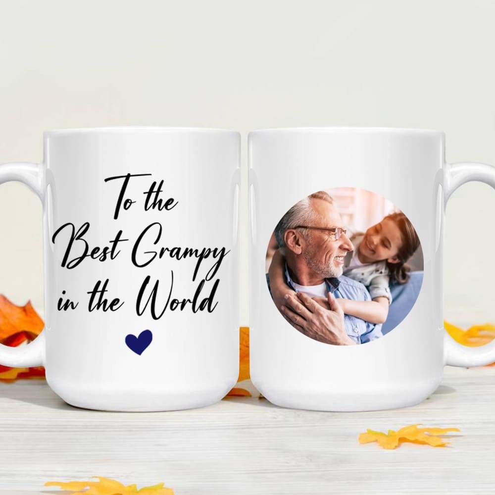 To the Best Grampy In The World Coffee Mug, Father's Day Gift HN590
