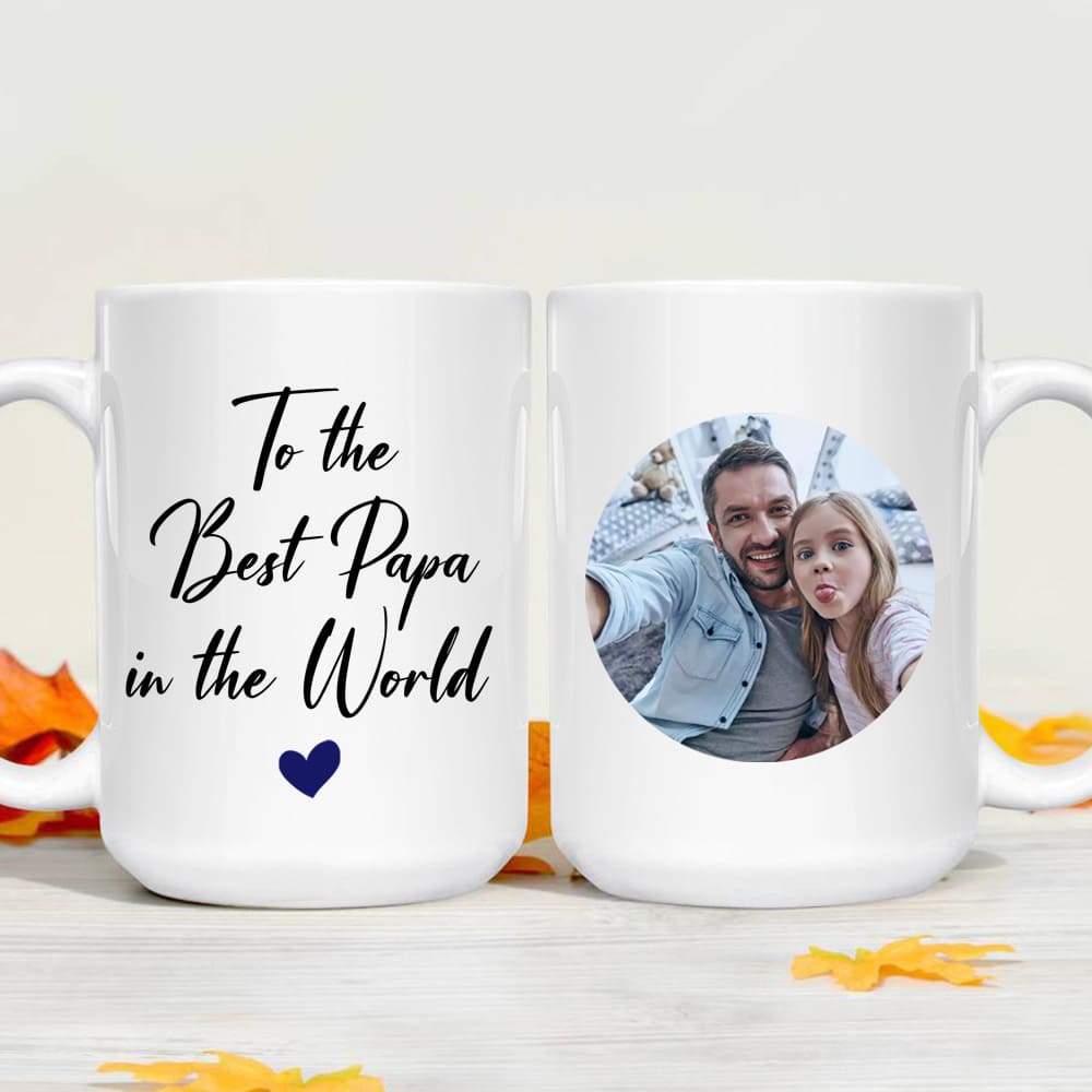 To the Best Papa In The World Coffee Mug, Father's Day Gift HN590