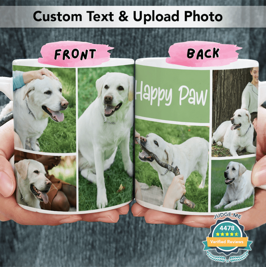 Upload Image Dog Coffee Mug, Best Friend Gift HN590