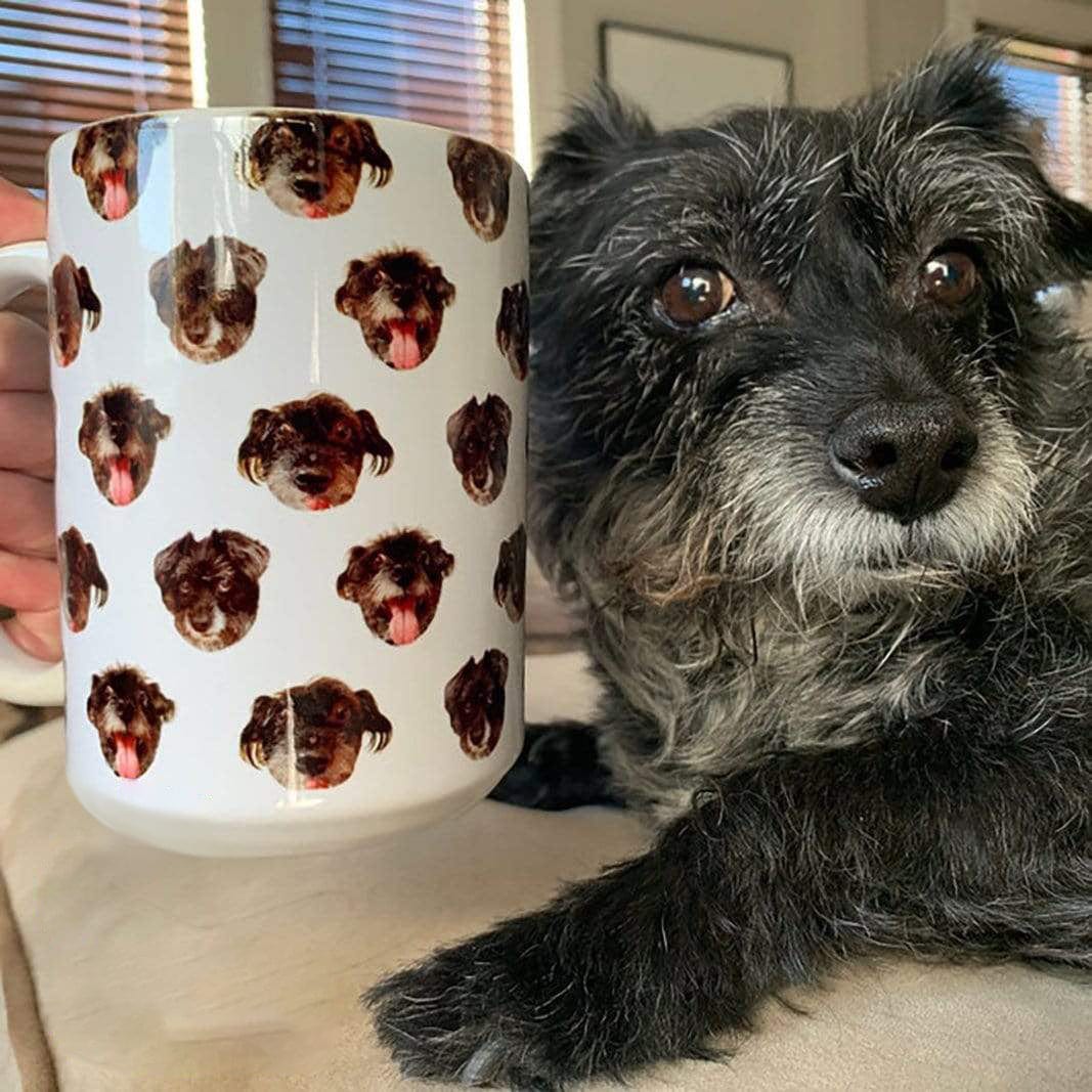 Upload Image Portrait Coffee Mug For Dog Cat, T368 HN590