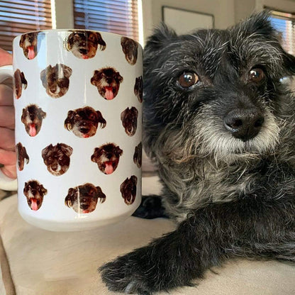 Upload Image Portrait Coffee Mug For Dog Cat, T368 HN590