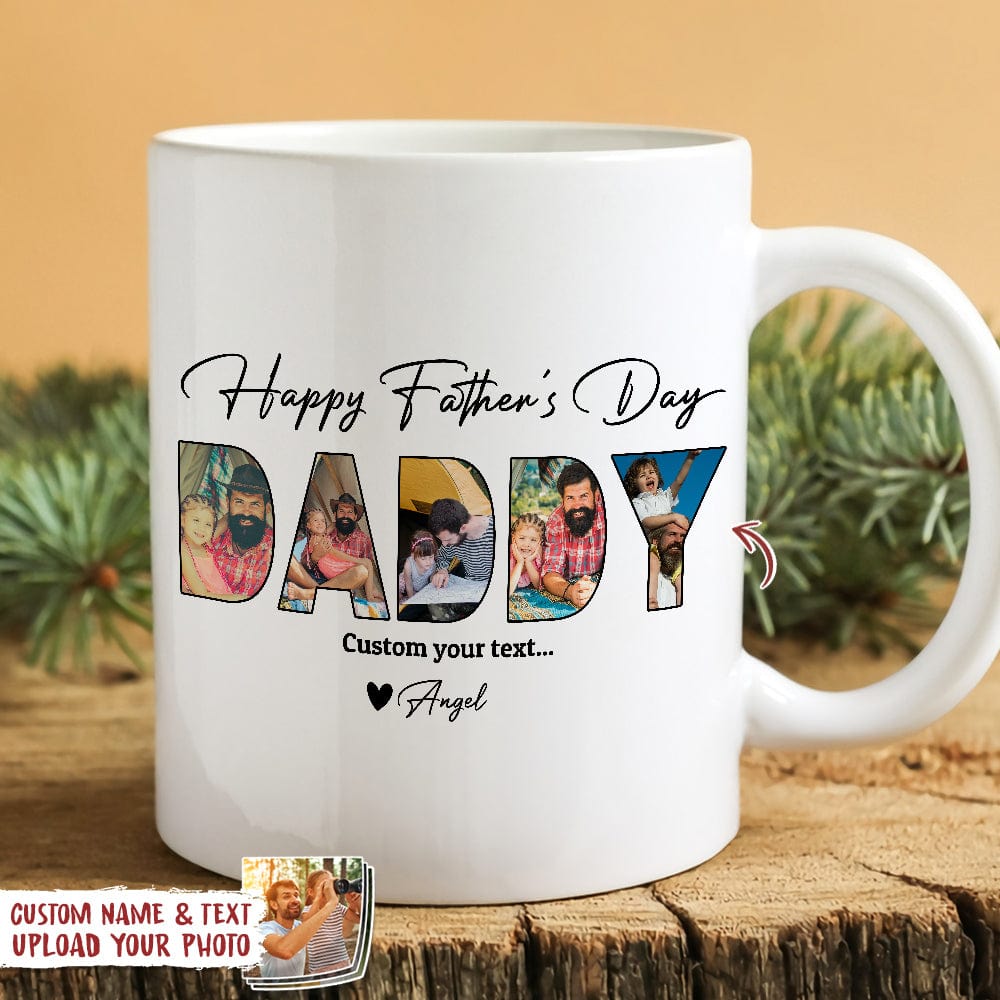 Custom Photo Happy Father's Day Family Mug TA29 888721