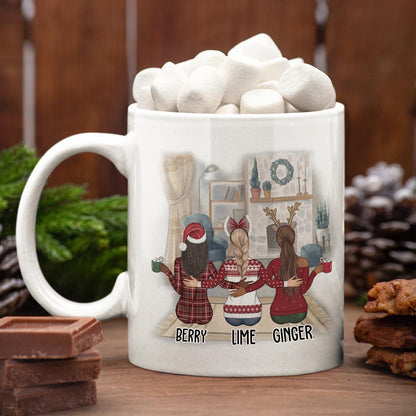 We Are Like A Snowflake Christmas Bestie Coffee Mug, Best Friend Gift HN590