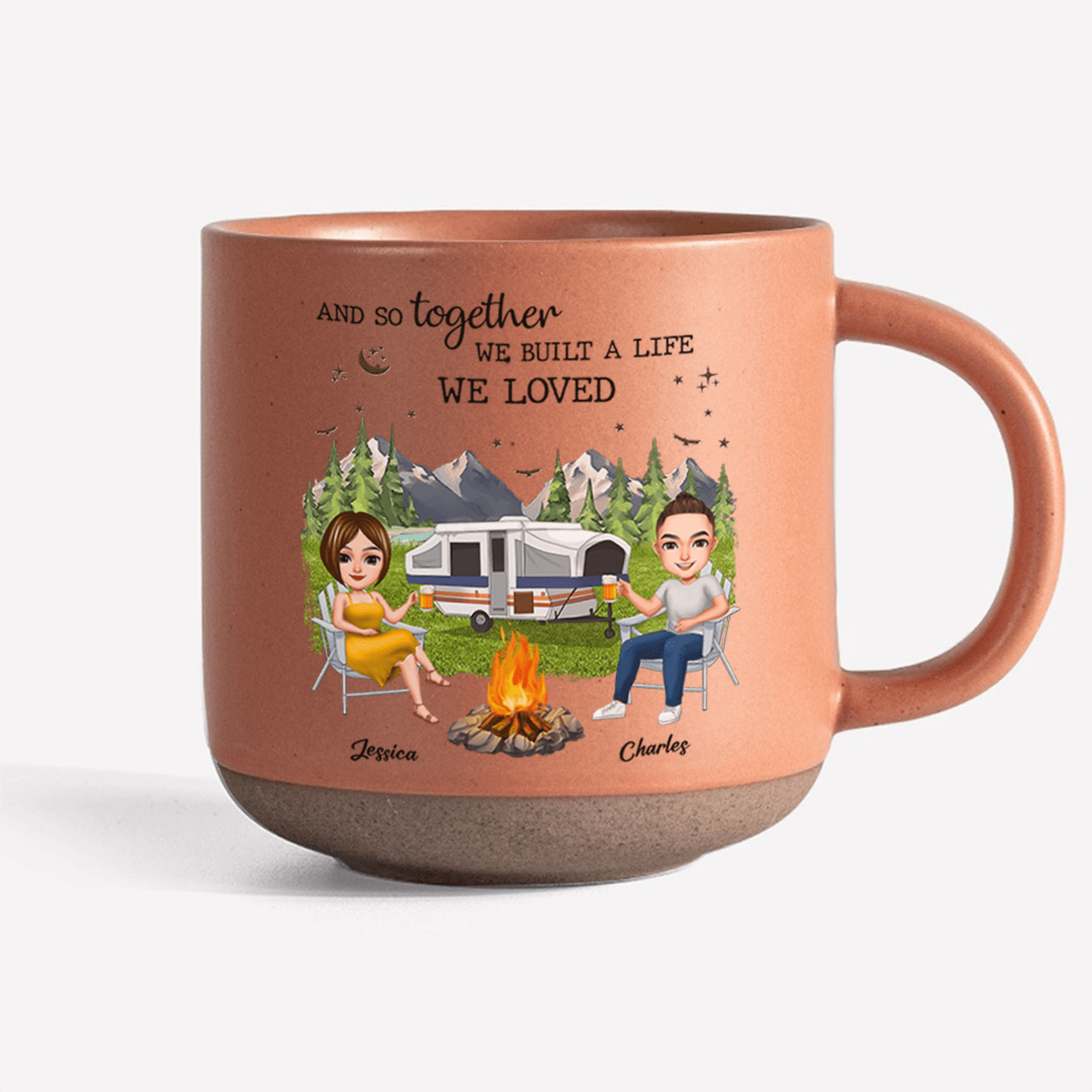 You & Me We Got This Camping Pottery Mug TH10 892175