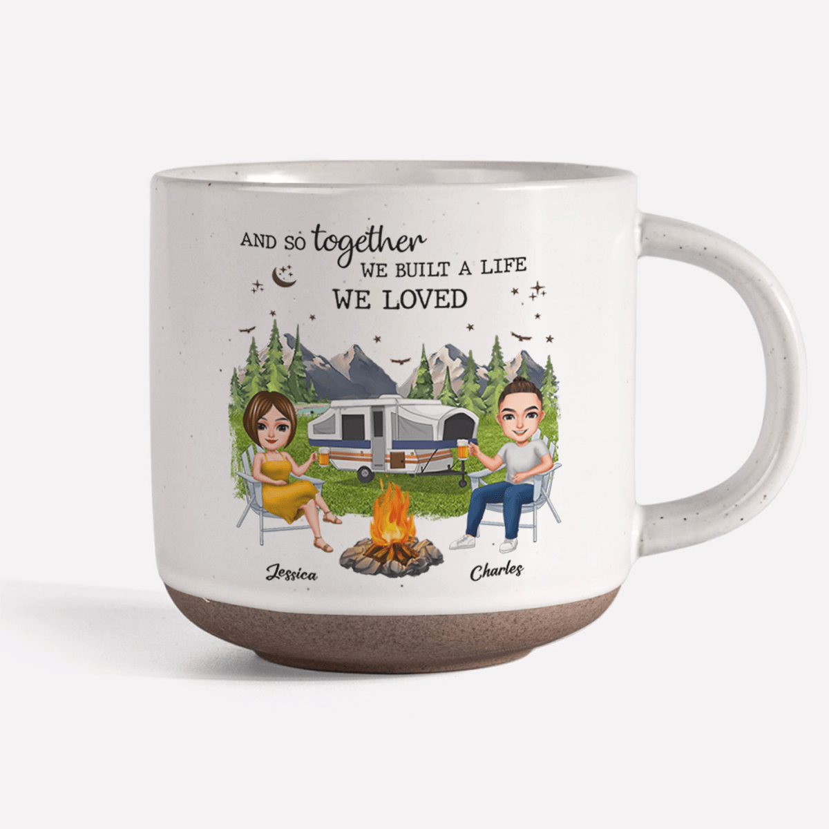You & Me We Got This Camping Pottery Mug TH10 892175