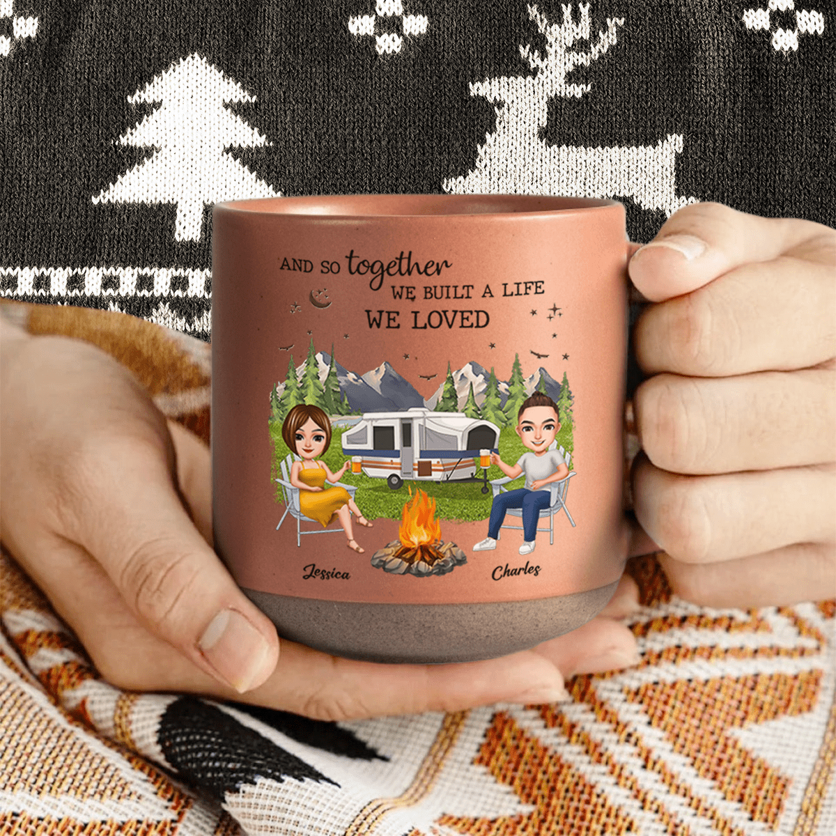 You & Me We Got This Camping Pottery Mug TH10 892175