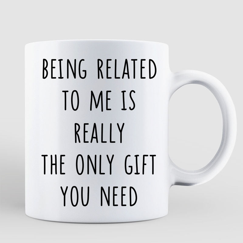 Being Related To Me Couple Personalized Mug
