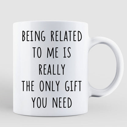 Being Related To Me Couple Personalized Mug