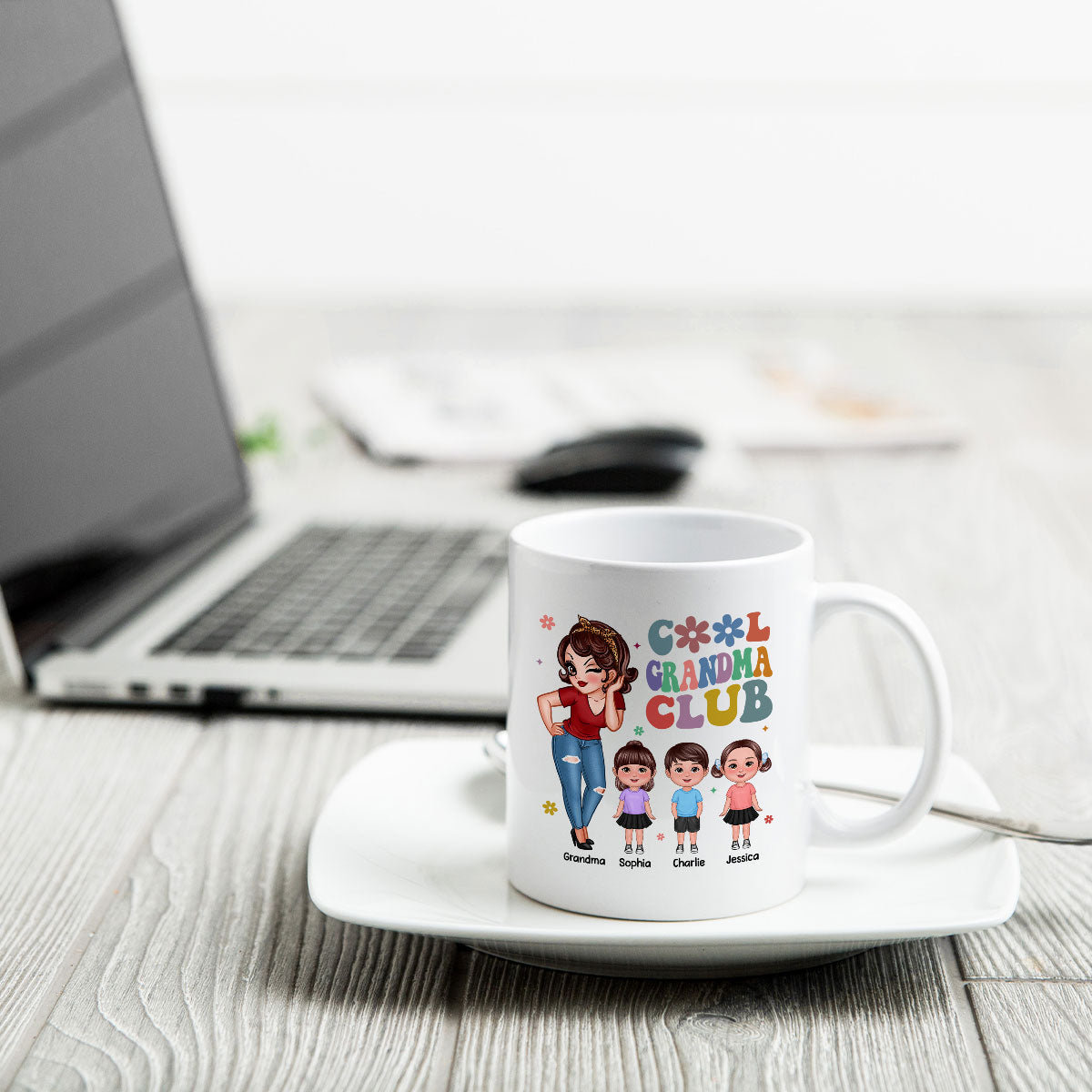 Cool Grandma Club Personalized Mug