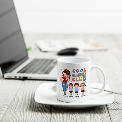 Cool Grandma Club Personalized Mug