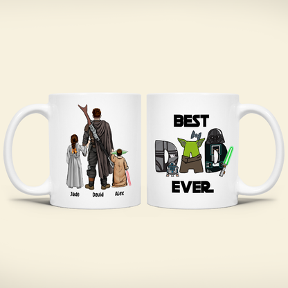 The Best Dad Gift Father's Day 04HUHN240423HH White Mug