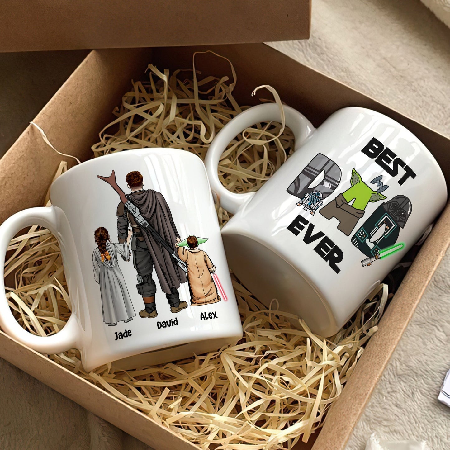 The Best Dad Gift Father's Day 04HUHN240423HH White Mug