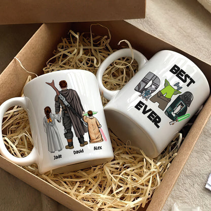 The Best Dad Gift Father's Day 04HUHN240423HH White Mug