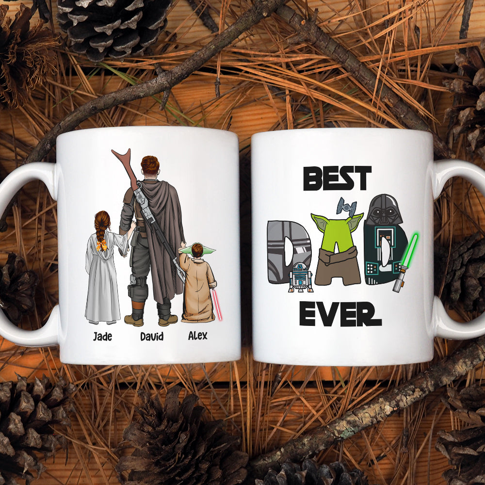 The Best Dad Gift Father's Day 04HUHN240423HH White Mug