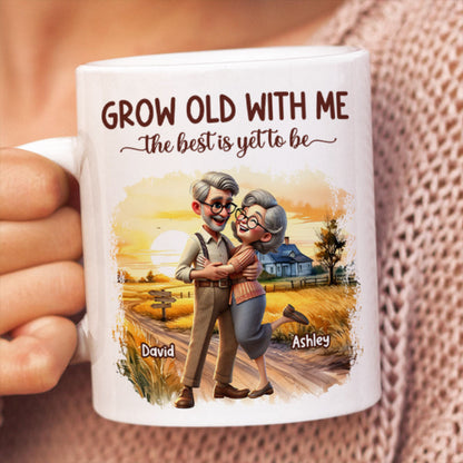 I Had You And You Had Me Happy Old Couple Personalized Mug, Anniversary For Him, For Her, Husband, Wife