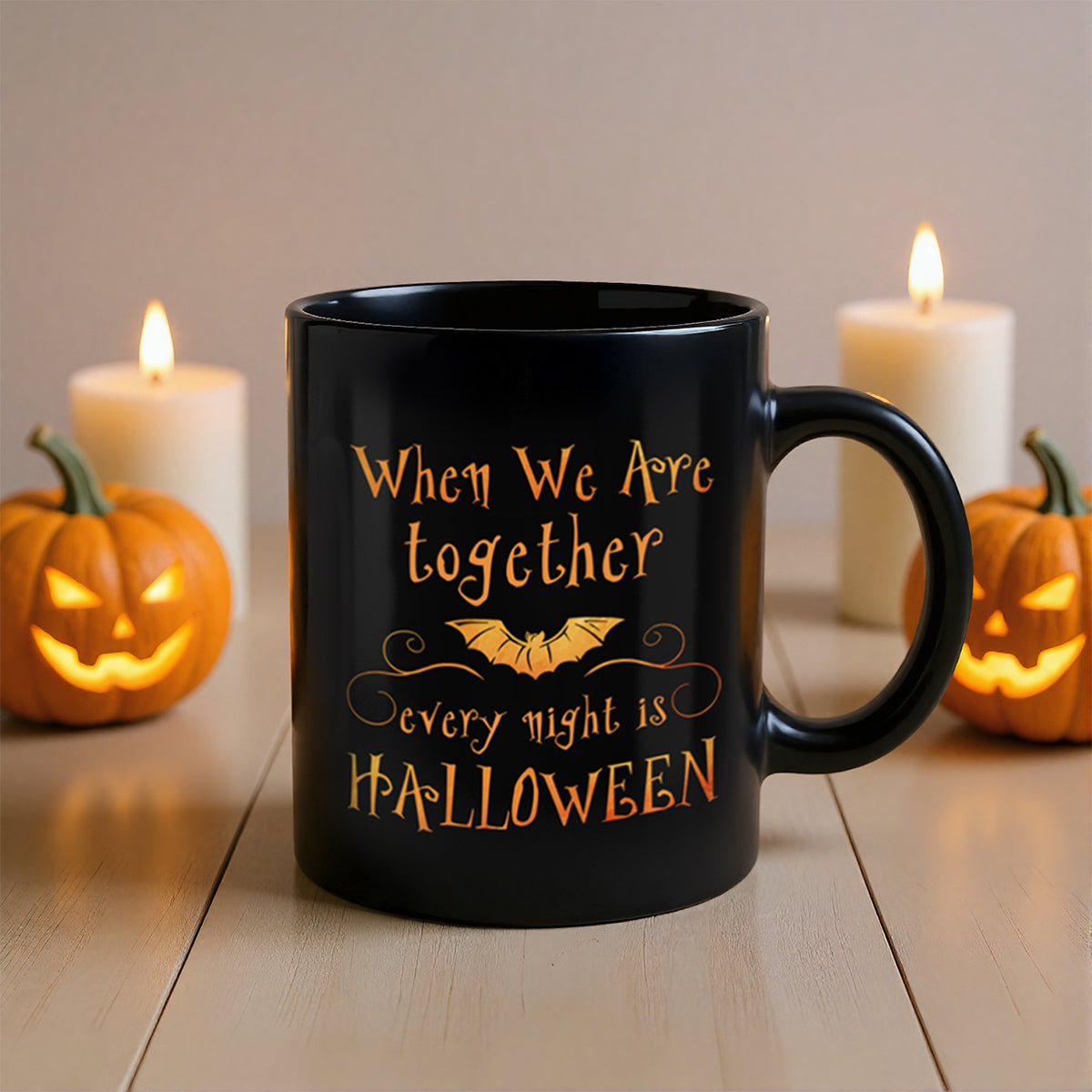 Witch Besties When We're Together Every Night Is Halloween 3D Effect Personalized Mug