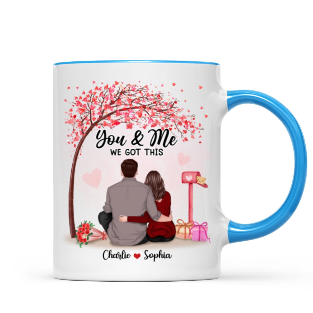 You & Me We Got This Couple Back View Under Tree Personalized Mug
