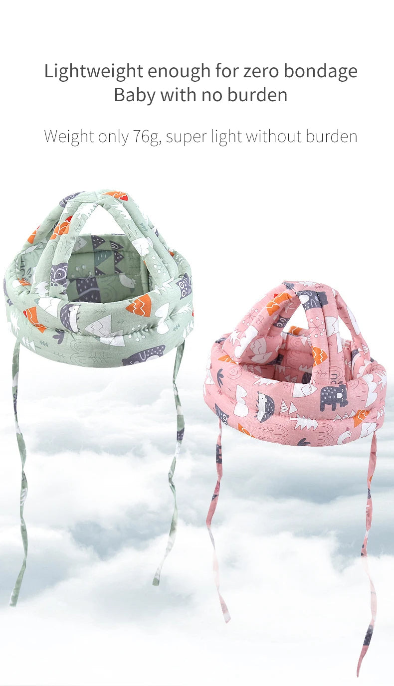 Baby Head Protection for Learning to Walk