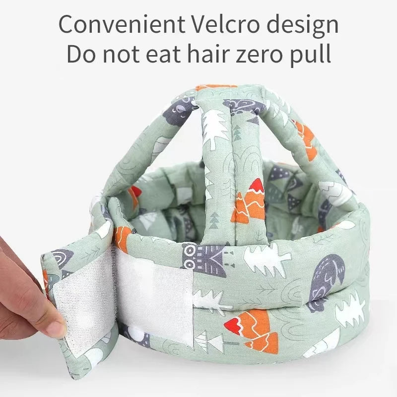 Baby Head Protection for Learning to Walk