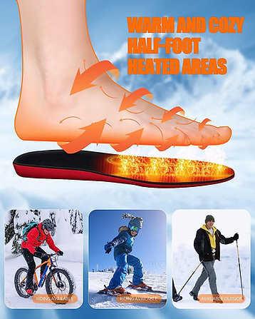 Usb Rechargeable Heated Insoles