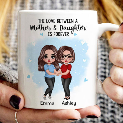 Doll Mother Daughters Hugging Like Mother Like Daughter Personalized Mug