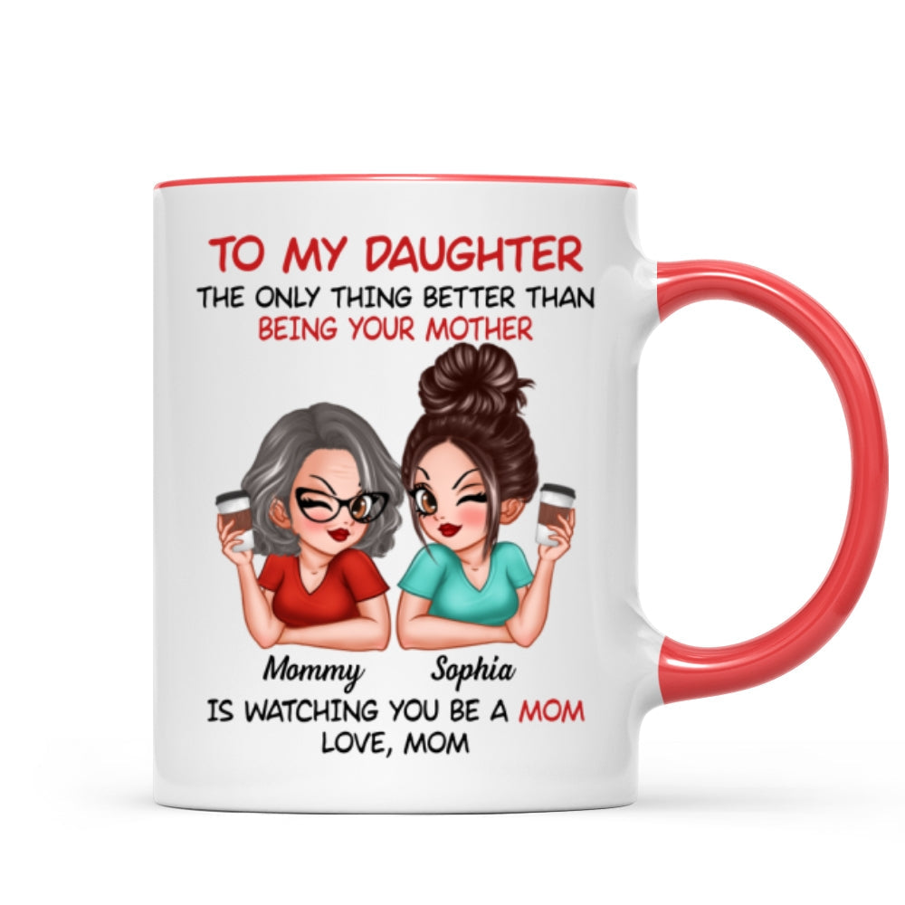 To My Daughter From Mom Personalized Mug