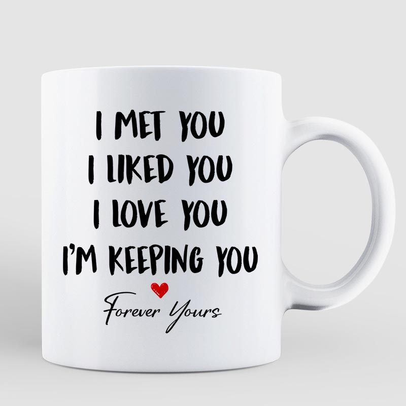 Doll Couple On Truck Valentine's Day Gift For Him For Her Personalized Mug