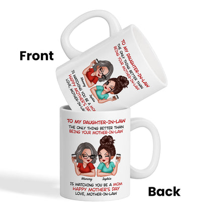 To My Daughter-In-Law Happy Mother's Day Personalized Mug