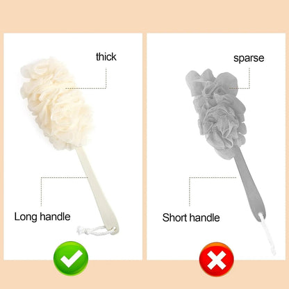 2-Pack Back Scrubber Dual-Use Body And Back Exfoliating Scrubber