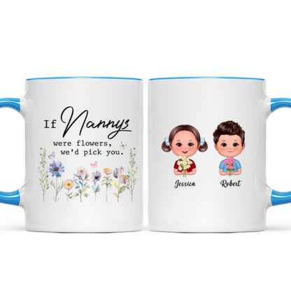 If Grandmas Were Flowers I'd Pick You Gift For Grandma Personalized Mug