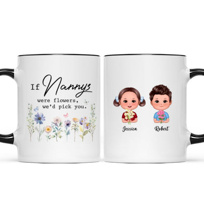 If Grandmas Were Flowers I'd Pick You Gift For Grandma Personalized Mug