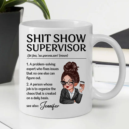 A Problem Solving Expert Personalized Mug, Funny Gift For Colleagues, Coworkers, Work Friends, Work Besties