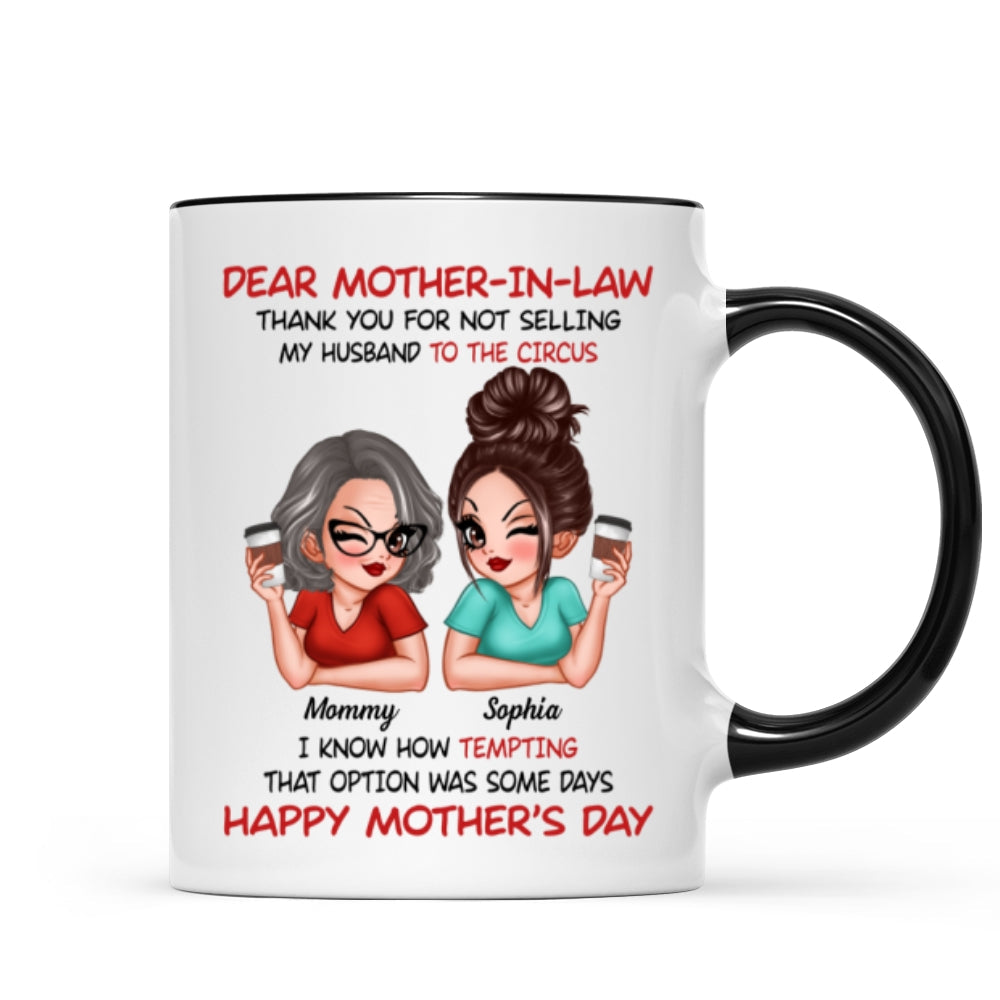 Dear My Mother-in-law Happy Mother's Day Personalized Mug