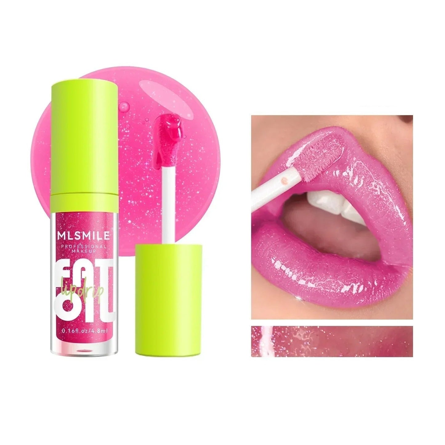 8 Colors Lip Gloss Set - Shiny Surface