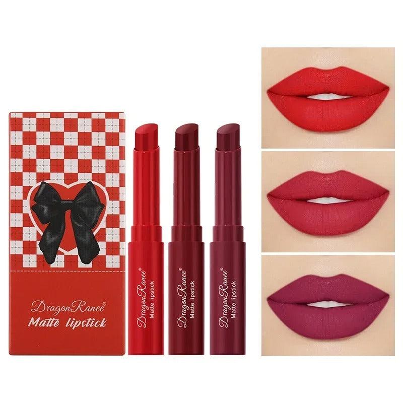Velvet Matte Lipstick - Waterproof, 12 Colors