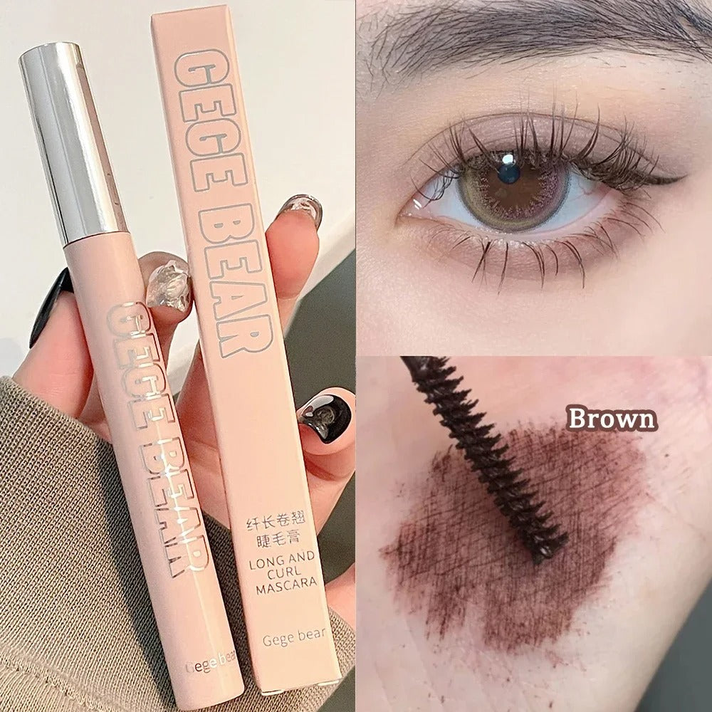 Long-Lasting Brown Curling Mascara