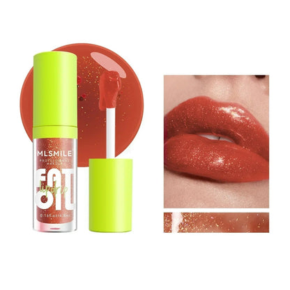 8 Colors Lip Gloss Set - Shiny Surface