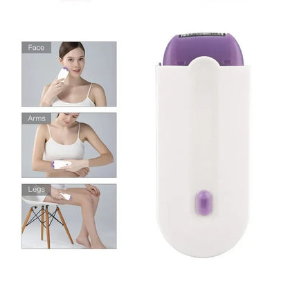 2-In-1 Painless Blue Light Hair Removal Electric Epilator