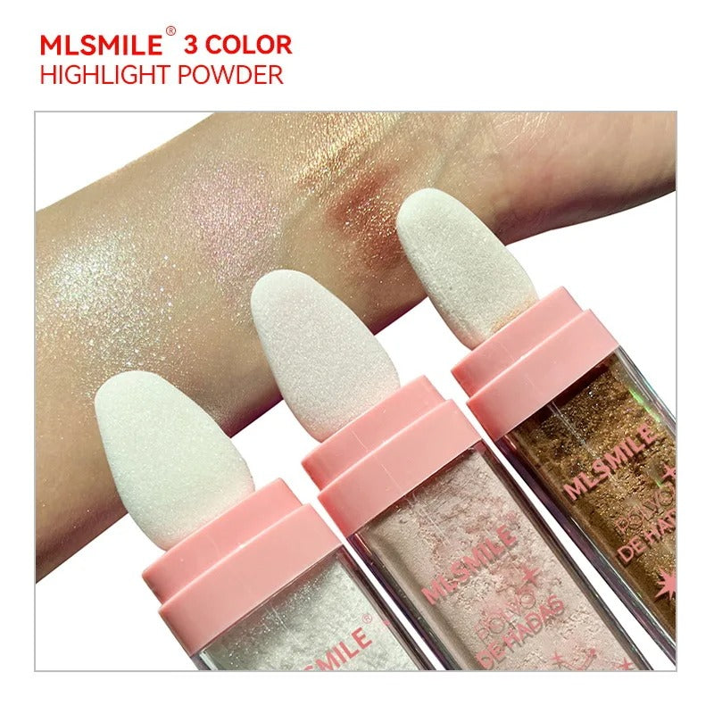 Highlight Powder Patting, Shimmer For Body, Face & Eye