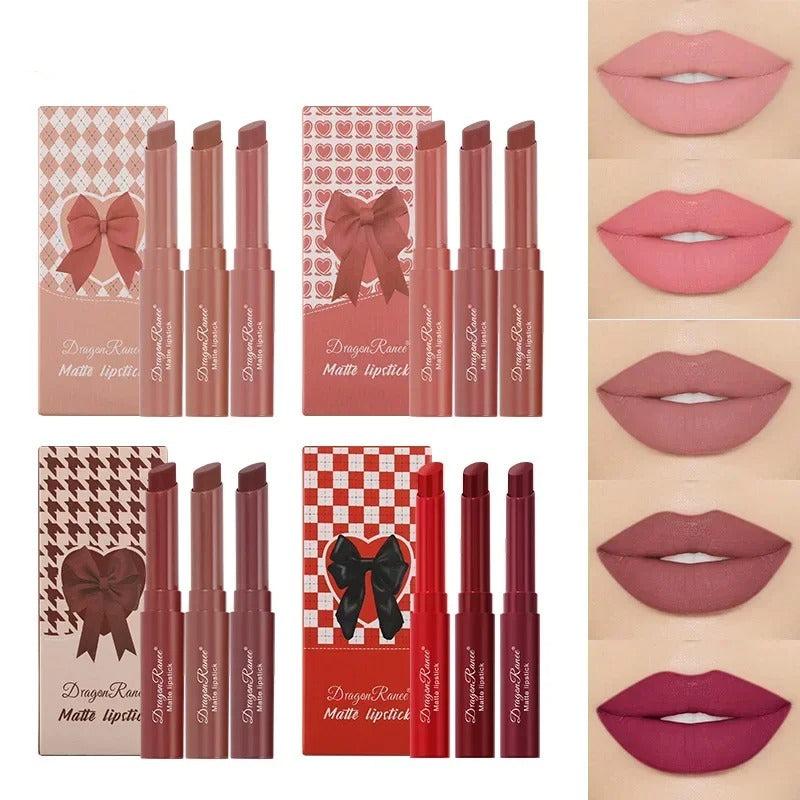 Velvet Matte Lipstick - Waterproof, 12 Colors