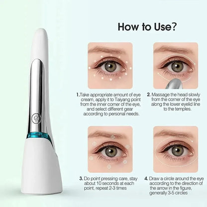 Eye Massager Wand For Dark Circles And Under Eye Bags