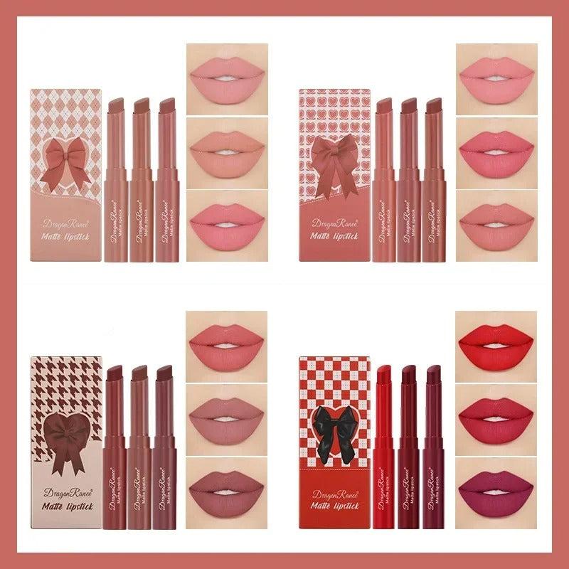 Velvet Matte Lipstick - Waterproof, 12 Colors