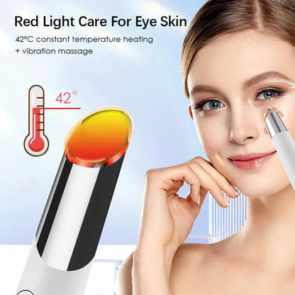 Glow Revive 4-In-1 Eye And Lip Massager Heated Vibration Therapy