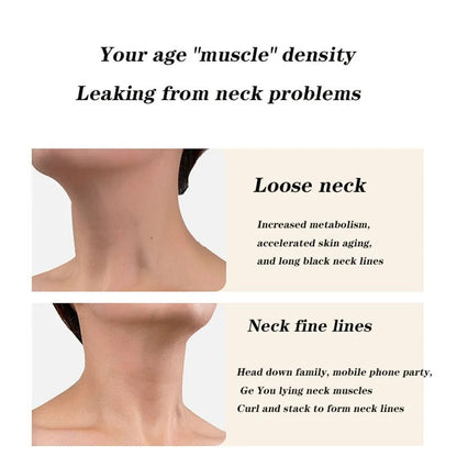 Gold Firming Neck Mask - Anti-Aging & Moisturizing Treatment (10 Pcs)