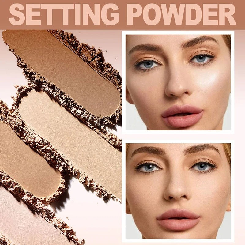 Matte Finish Compact Face Powder For All-Day Wear