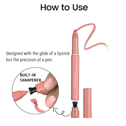 12-Color Matte Lip Crayon Set